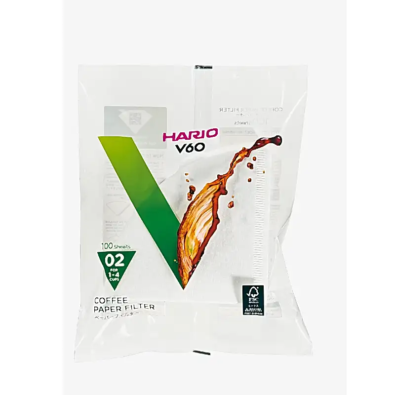 Hario V60 02 Dripper Filtresi (100 adet) VCF-02-100W