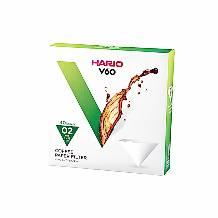Hario V60 02 Dripper Filtresi (40 Adet) VCF-02-40W
